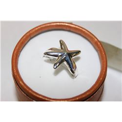 SILVER STAR FISH RING