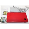Image 1 : NINTENDO DSI COLOUR W/ CORD & 3 GAMES