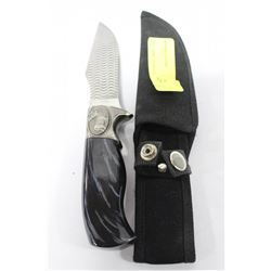 DEER AND RAM KNIFE W CASE X2