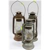 Image 1 : VINTAGE STORM LANTERN X3