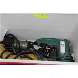 BIN W/ ASSORTED TOOLS