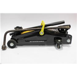 "BLACK JACK" 2-TON FLOOR JACK W/360 DEGREE SWIVEL