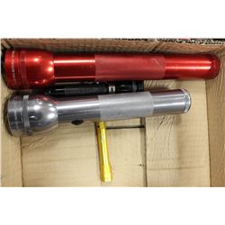 BOX OF MAGLITE FLASHLIGHTS