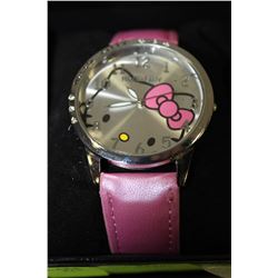 HELLO KITTY WATCH PINK STRAP