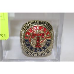 REPLICA TEXAS RANGERS AMERICAN LEAGUE CHAMP RING