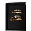 Image 1 : 18K SILVER AND GOLD RING SET