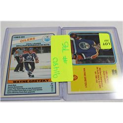 PAIR OF WAYNE GRETZKY HOCKEY CARDS 81-82/83-84