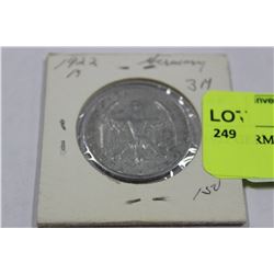 1922 GERMANY 3 MARKS