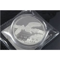 ROYAL CANADIAN MINT $50 DOLLAR SILVER COIN