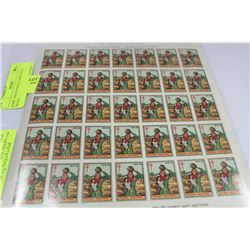 RARE 1943/44 INDIA CHRISTMAS SEALS