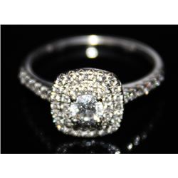 14KT WHITE GOLD ENGAGEMENT RING