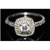 Image 2 : 14KT WHITE GOLD ENGAGEMENT RING