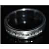 Image 2 : MENS 10KT WHITE GOLD DIAMOND BAND