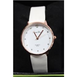XIAN BEIN QUARZE WOMENS WATCH WHITE STRAP