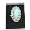 Image 1 : RING W/GREEN STONE