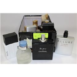 BOX OF MEN'S COLOGNES