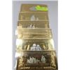 Image 1 : 23K GOLD FOIL ANTIGUA & BARBUDA 50 DOLLAR x6