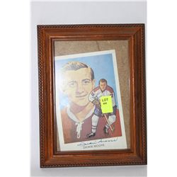 DICKIE MOORE AUTOGRAPHED CARD W 2002 TEAM CANADA