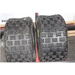 PAIR OF AT20X10R9 QUAD TIRES