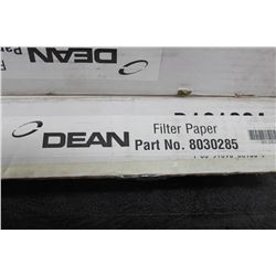 2 BOXES DEAN FILTER PAPER