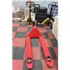 Image 1 : NEW WESTWARD RED WHEEL BRAKE PALLET JACK