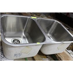 ST STEEL 2 WELL DROP IN SINK