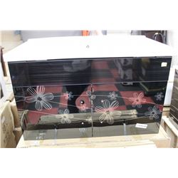 6480 FLOWER DESIGN FLOATING BATHROOM VANITY