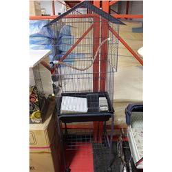 BIRD CAGE ON ROLLERS