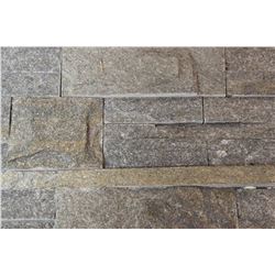S-0522:SPARKLY GREY NATURAL SLATE STONE - FLAT