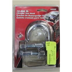 10,000LB CHROME TOW HOOK