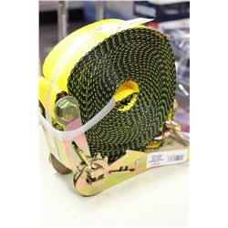 10,000LB 2" X 27' TIE DOWN RATCHET STRAP