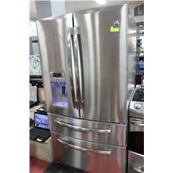 GE PROFILE STAINLESS STEEL  ARMOIRE FRIDGE