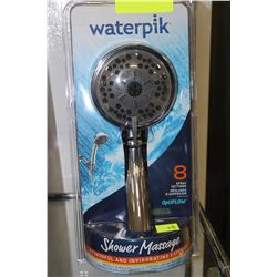 NEW WATERPIK 8 SPRAY SETTING SHOWERHEAD
