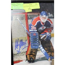 ANDY MOOG SIGNED 8X10 W/COA