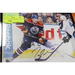 TAYLOR HALL SIGNED 8X10 W/COA
