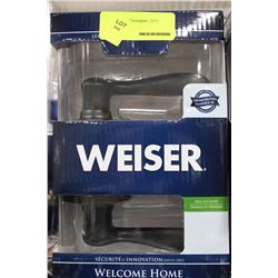 WEISER HALL AND CLOSET HANDLE SET