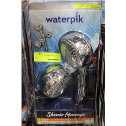 WATERPIK 5 SPRAY SETTING SHOWERHEAD W TWIN HEADS
