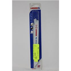 PK OF 5 LENNOX 8" WOOD AND METAL SAWZALL BLADES