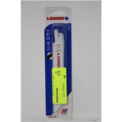 PK OF 5 LENNOX 6" SAWZALL BLADES