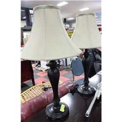 PAIR OF LAMPS
