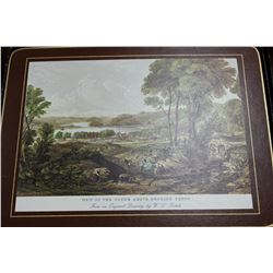 ESTATE 8 PC CLOVERLEAF TABLE MAT SET