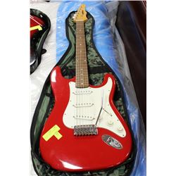 EPIPHONE ELECTRIC RED GUITAR W/BAG