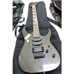 ELECTRIC GUITAR DARK GREY W/BAG