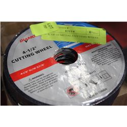 PK OF 10 4 1/2" CUTTING WHEELS