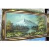 Image 1 : ESTATE MOUNTAIN SCENE OIL ON CANVAS