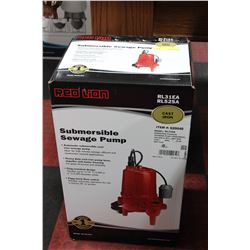 RED LION SUBMERSIBLE SEWAGE PUMP