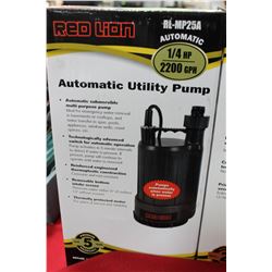 RED LION 1/4HP AUTO UTILITY PUMP
