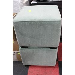 SHOWHOME FABRIC STOOL X2