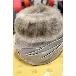 ESTATE VINTAGE LADIES MINK FUR HAT