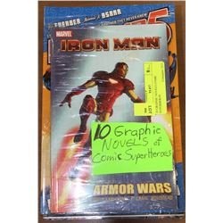 10 GRAPHIC NOVELS COMIC SUPERHEROS